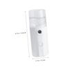 DEARMAMY 1Pc Cool Mist Facial Sprayer Portable Nano Hydrating Mister for Moisturizing Skin Compact Face Humidifier for Home Outdoor Use Soothing Pore Device USB Rechargeable view 2
