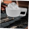 NOLITOY Shaving Bowl for Men Portable Handheld Soap Bowl with Capacity for Easy Lathering Slip Design and Durable Material for Home Travel Use view 4