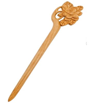 1Pcs Handmade Ancient Hair Sticks Chinese Hair Sticks Chopsticks Wooden Vintage Retro Hanfu Dressing Accessories Hairpins Clips Barrettes for Women
