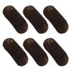 6 Pcs Brown Sponge Volume Hair Bases Volume Inserts Hair Clip Fluffy Hair Cushion Bump It up Piece Styling Pad for Women Girls Clips and Barrettes Hair Care (Home/Party/Wedding Styling Accessories) view 1