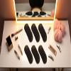 6 Pcs Brown Sponge Volume Hair Bases Volume Inserts Hair Clip Fluffy Hair Cushion Bump It up Piece Styling Pad for Women Girls Clips and Barrettes Hair Care (Home/Party/Wedding Styling Accessories) view 3