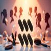 6 Pcs Brown Sponge Volume Hair Bases Volume Inserts Hair Clip Fluffy Hair Cushion Bump It up Piece Styling Pad for Women Girls Clips and Barrettes Hair Care (Home/Party/Wedding Styling Accessories) view 4