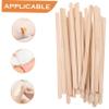 FOYTOKI 100Pcs Wooden Waxing Sticks Durable Hair Removal Applicators for Waxing Eyebrow Shaping Body Use Thick Rounded Edges Essential Hair Removal Tool view 4