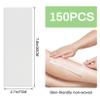 RAQEHO 150 Non Woven Wax Strips - 2.7x7.8" Large Wax Paper Sheets For Waxing Sugar Soft Hard Beads Hair Removal Bikini Eyebrow Lip Armpit Leg Face Body Women Men Home Esthetician Essentials Supplies view 2