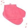 WRITWAA 2 Pairs of Wax Therapy Foot Covers Moisturizing Paraffin Therapy Socks for Beauty Care Soft Cloth Design for Dry Feet for Relaxing view 1