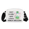 G2TUP Funny Ranch Dressing Gift Who Loves Ranch Dressing Makeup Bag Salad Saucey Lover Cosmetic Bag Funny Foodie Gift (Ranch Dressing HS) view 1