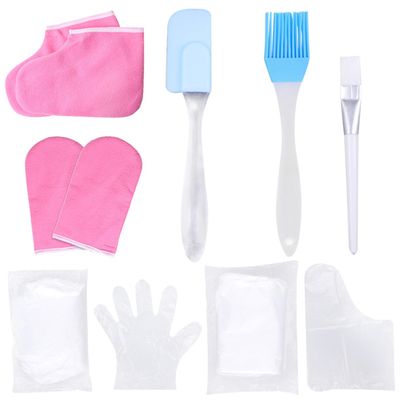 ADOCARN 1 Set Paraffin Wax Gloves for Hand and Foot Care Spa Moisturizing Accessory Durable Covers for Enhanced Moisture Absorption Salon Quality Treatment Random Color