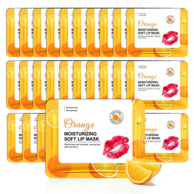 30PCS Moisturizing Lip Masks Set, Overnight Bulk Lip Patches, Long-lasting Hydrating Sleeping Lip Plumping Masks for Women 03