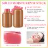 3PCS Blush Stick for Cheeks,Multi-use Solid Matte Makeup Stick Blush Cream for Cheek Eyes and Lips Tint,Moisturizing Tinted Cream Blush,Natural Blendable Cheek Blusher with 3 Makeup Sponges A4 view 3