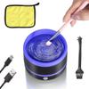 Electric Brush Cleaner for Makeup and Art Brushes, USB-Powered, Silicone Cleaning Tool for Acrylic, Oil, and Watercolor Brushes view 1