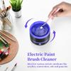 Electric Brush Cleaner for Makeup and Art Brushes, USB-Powered, Silicone Cleaning Tool for Acrylic, Oil, and Watercolor Brushes view 2