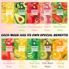 JunKuJK 10PCS Hydrating Facial Sheet Mask,Moisturizing Face Masks Skincare Gift Set,Long Lasting Face Mask Skin Care & Facial Mask Kit for All Skin Types 05 view 4
