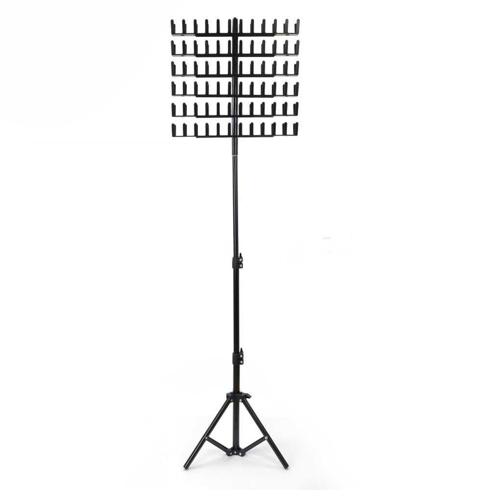 Braiding Hair Rack Standing - Hair Tool Stand, Wig Organizer | 144 Pegs Braiding Hair Extension Display Rack, Adjustable Styling Tower for Weave Supplies, Hair Sectioning Aid for Professionals