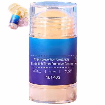 Crack Feet Prevention Stick, Anti Cracked Foot Cream, Crack Heel Cream - Smooth Protective Balm for Feet, Hydrating Foot Balm Stick, Refreshing, Deep Moisturizing (1pc Blue)