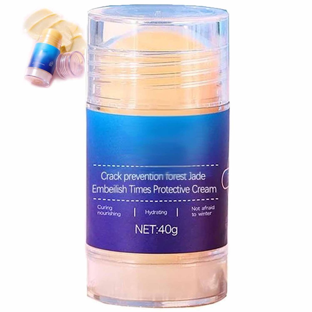 Crack Feet Prevention Stick, Anti Cracked Foot Cream, Crack Heel Cream - Smooth Protective Balm for Feet, Hydrating Foot Balm Stick, Refreshing, Deep Moisturizing (1pc Blue)