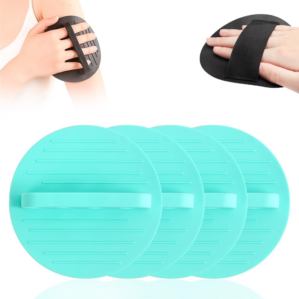 2/4 Counts Shower and Bath Tool, 2025 Upgraded Exfoliating Body Scrubber Set, Deep Cleansing Shower and Bath Tool, for Massage and Removing Dead Skin, for All Skin Types (Green-4pcs)
