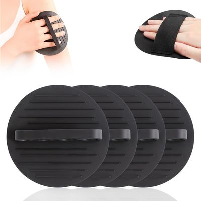 2/4 Counts Shower and Bath Tool, 2025 Upgraded Exfoliating Body Scrubber Set, Deep Cleansing Shower and Bath Tool, for Massage and Removing Dead Skin, for All Skin Types (Black-4pcs)
