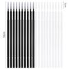 200PCS Eye Lashes Mascara Wands,Disposable Micro Brush Applicator Swabs for Eyelash Extension Lash Extensions Suitable for Cosmetic Cleaning and Applying (Black) view 2