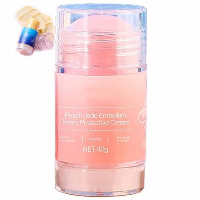 Crack Feet Prevention Stick, Anti Cracked Foot Cream, Crack Heel Cream - Smooth Protective Balm for Feet, Hydrating Foot Balm Stick, Refreshing, Deep Moisturizing (1pc Pink)