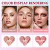 3 Colors Blush Stick with Makeup Sponges,Matte Solid Cream Blush,Multi-Use Blush Stick for Cheeks,Lips and Eye,High Pigmented Makeup Sticks Set A3 view 2