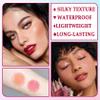 3 Colors Blush Stick with Makeup Sponges,Matte Solid Cream Blush,Multi-Use Blush Stick for Cheeks,Lips and Eye,High Pigmented Makeup Sticks Set A1 view 4
