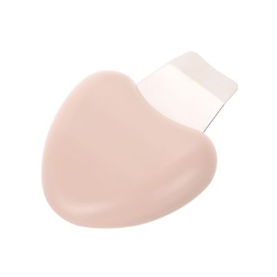 Gogogmee Heart-Shaped Manual Blackhead Scraper Tool Metal Blackhead Removal Tool for Facial Pimple Extraction and Deep Cleaning for Women and Men