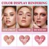 3 Colors Blush Stick with Makeup Sponges,Matte Solid Cream Blush,Multi-Use Blush Stick for Cheeks,Lips and Eye,High Pigmented Makeup Sticks Set A2 view 2