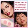 3 Colors Blush Stick with Makeup Sponges,Matte Solid Cream Blush,Multi-Use Blush Stick for Cheeks,Lips and Eye,High Pigmented Makeup Sticks Set A2 view 4