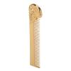 Vomeko Skull Design Pocket Comb 5.8 Zinc Alloy AntiStatic Beard Mustache Comb for Men, Travel Hair Styling Tool (GoldBlack) (Gold) view 4
