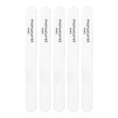 5 Pack Nail Files Professional - Emery Boards for Nails - Double Sided 100/180 - Reusable Nail File Set - Finger Nail Files for Women - Respects The Nail Plate