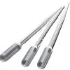 100pcs/pack Plastic Disposable Graduated Pipette Dropper Polyethylene Makeup Tools Lab 0.1/0.2/0.5/1/2/3ml (2ml Length 145mm) view 1