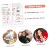 CONGARTENO 1Set Body Piercing Jewelry Kit Assorted Lip Tongue Nose Eyebrow Bars for Women Chic Design Smooth Finish Comfortable Wear for Unique Style view 3