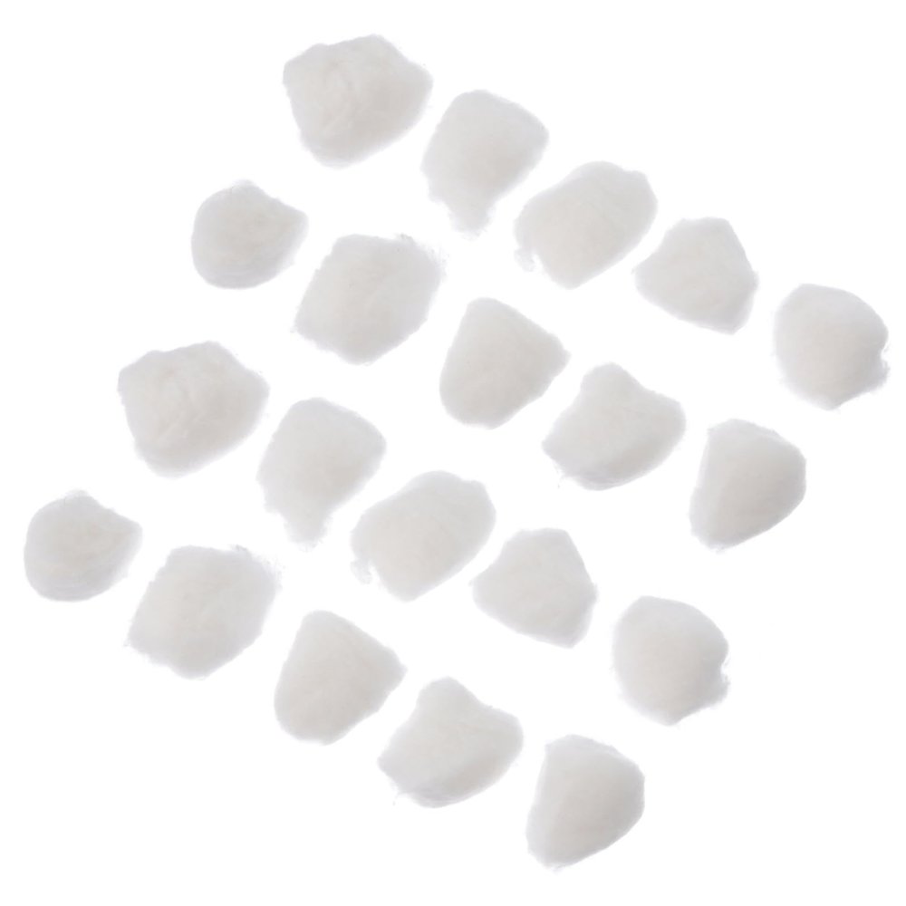 HAKIDZEL Salon Cotton Balls 10-Pack Disposable Sterilized Cosmetic Balls for Home Use for Beauty Care and First Aid Supplies