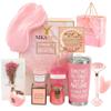 12 PCS,Get Well Soon Gift Baskets for Friends Mom Sister Coworker Wife Girlfriend Teens Girls Bestie Hamper,Self Care Spa Care Package,Thinking of You Inspirational Gift Set,Birthday Gifts for Women view 1