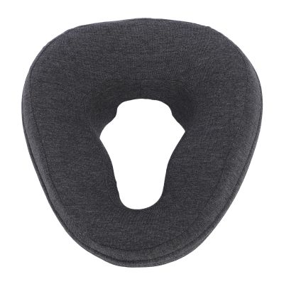 Face Down Pillow Memory Foam Soft Ergonomic Comfortable Sleeping Face Pillow for Home Spa Use Beauty Salon Skin Friendly Fabric Year Round Cozy Support (Dark Grey)