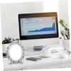 DEARMAMY Luxury Tabletop Makeup Mirror Vintage Design Compact Lights Magnification view 3
