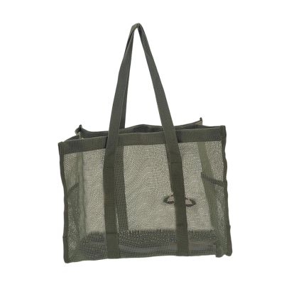 WeiLaiKeQi Mesh Shower Tote Bag Shower Organizer Quick Dry Portable for Accessories Gym, Green