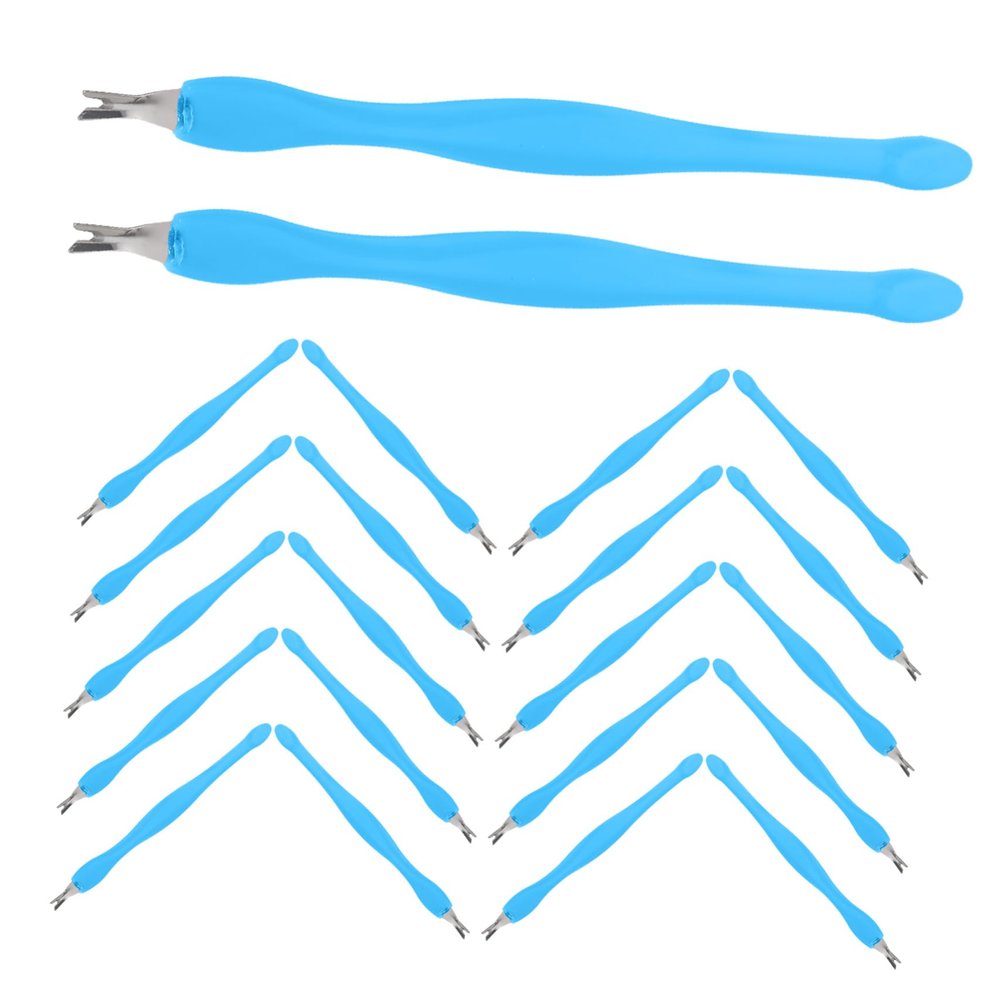 24Pcs Nail Cuticle Pusher Tool Ergonomic Dead Skin Remover for Manicure Pedicure Efficient Cuticle Care for Home Salon Use Protective Timesaving Design