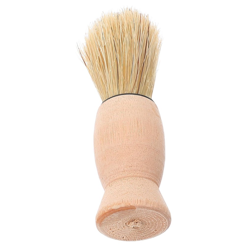 HAKIDZEL Men Retro Beard Shaving Brush Portable Neck Duster Tool for Hair Salons Home Grooming Soft Bristles for Comfortable Cleanup for Groomed Beards
