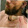 HAKIDZEL Men Retro Beard Shaving Brush Portable Neck Duster Tool for Hair Salons Home Grooming Soft Bristles for Comfortable Cleanup for Groomed Beards view 3