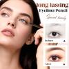 24 Hr Waterproof Eyeliner Duo Sharpenable Eye Pencil, 2025 New Persona Eyeliner Pencil Waterproof, Long Lasting Eye Liner for Daily Makeup, No Smudging, Fading, Smooth And Easy To Color (Chocolate) view 3