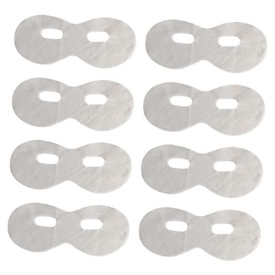 50pcs Non Woven Eye Patch Disposable Eye Mask for Home Cleaning Breathable Material for Postoperative Care and Wound Treatment White
