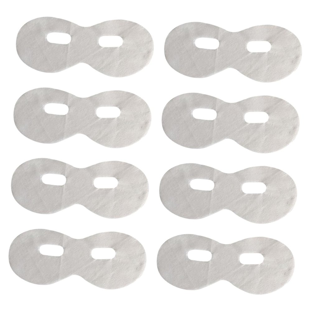 50pcs Non Woven Eye Patch Disposable Eye Mask for Home Cleaning Breathable Material for Postoperative Care and Wound Treatment White