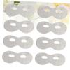 50pcs Non Woven Eye Patch Disposable Eye Mask for Home Cleaning Breathable Material for Postoperative Care and Wound Treatment White view 2