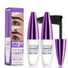 2Pcs Black Peel Off Brow Tint Gel - Waterproof & Sweatproof Tattoo Effect, Transfer-Resistant Multi-Day Wear, All Skin Types Mothers Day Gift Set view 1