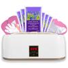 Paraffin Wax warmer for Hand and Feet, Includes 4000ml Wax warmer Machine and 6 packs of Lavender scented Paraffin Wax, Enjoy take care of your hands and feet (white) view 1