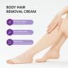Body Hair Removal Cream with Spatula Applicator, Gentle Facial & Body Hair Removal Creams For Sensitive Skin, Gentle Painless Hair Removals Cream Kit, Unisex view 3