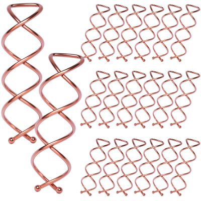 20PCS Spiral Hair Pins, Spin Pins Spiral Bobby Pins for Girls, Women and Kids, Non-Scratch Round Clip & Bun Twist, Stylish Bun Bobby Pins, Premium Spin Pins for Hair, Gold