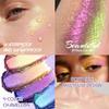 CHARMACY 4 Colors Chameleon Eyeshadow & Highlighter Palette - Shift-Infused Multichrome Pressed Pigments, Long-Lasting Velvet Finish, Vegan & Cruelty-Free Makeup Kit #02 view 3