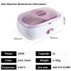 RENJJPBO Hand and Foot Paraffin Bath, Moisturize and Renew Skin/Relieve Fatigue, 4L Large Capacity, 0-60 C Adjustable, Home/Beauty Salon Skin Care Tool,Purple (Purple) view 4